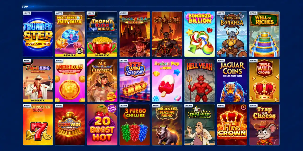 BassBet Casino top slot machine e giochi più popolari Italia